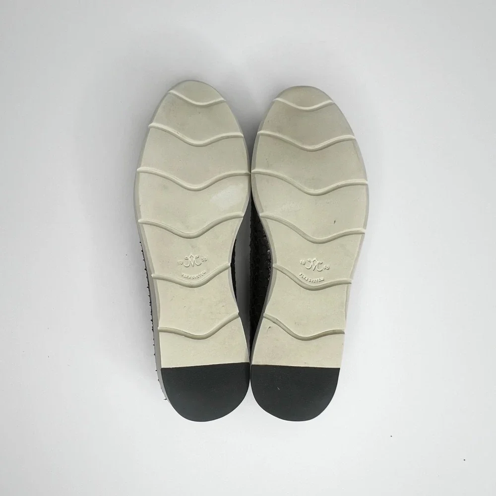 JOHNSTON &‎ MURPHY Embossed Slip on Leather Loafers 9